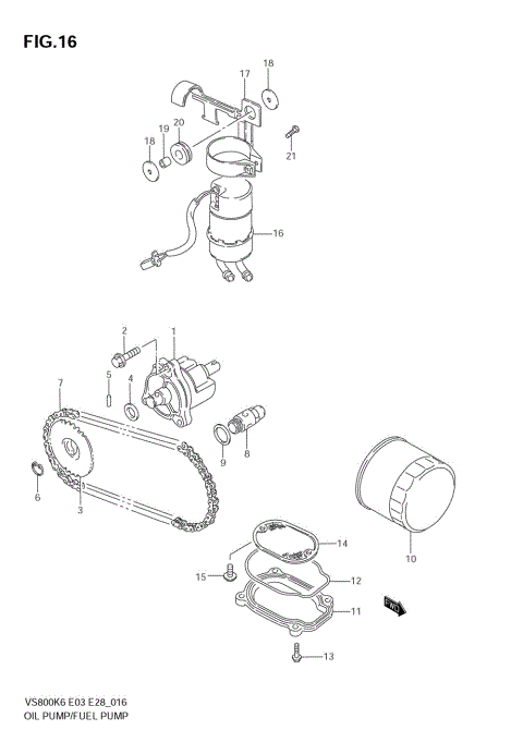 OIL PUMP - FUEL PUMP