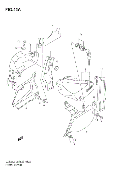 FRAME COVER (VZ800ZK7)