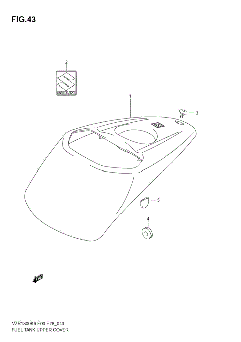 FUEL TANK UPPER COVER
