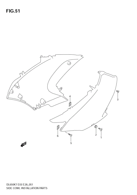 SIDE COWLING INSTALLATION PARTS