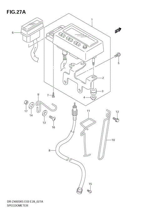 SPEEDOMETER (MODEL K6/K7)