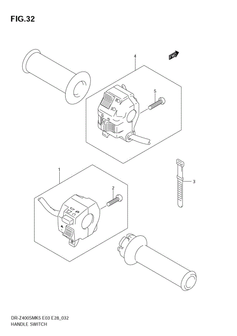 HANDLE SWITCH (MODEL K5/K6)