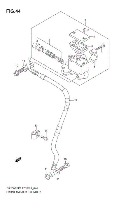 FRONT MASTER CYLINDER