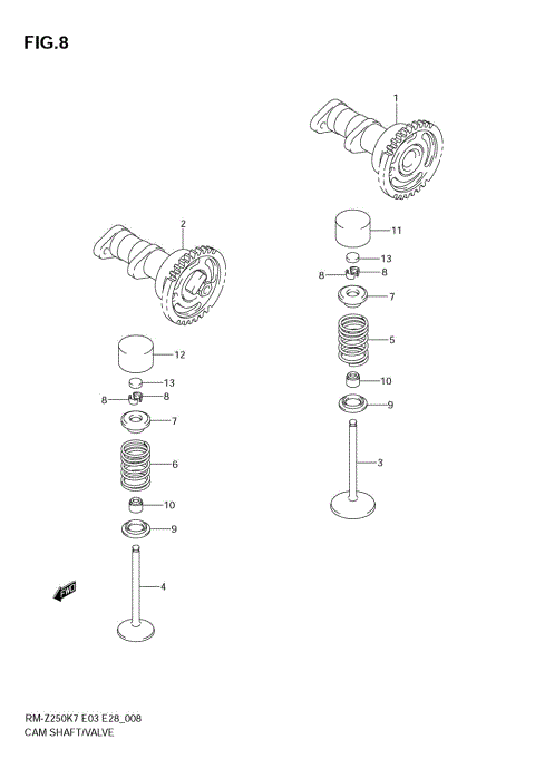 CAMSHAFT - VALVE