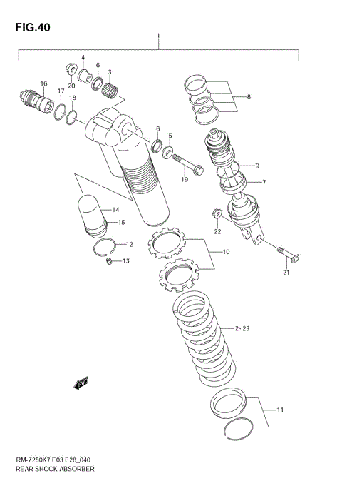 REAR SHOCK ABSORBER