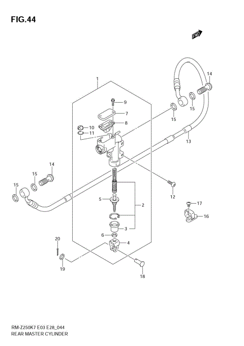 REAR MASTER CYLINDER