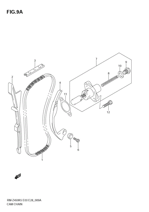 CAM CHAIN (MODEL K7)
