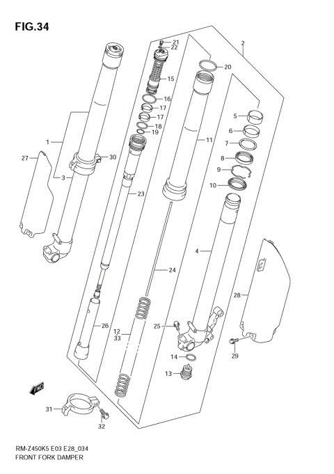 FRONT DAMPER (MODEL K5)