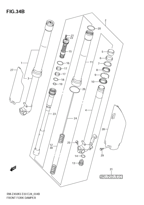 FRONT DAMPER (MODEL K7)