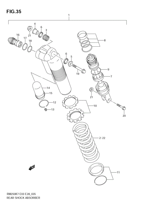 REAR SHOCK ABSORBER
