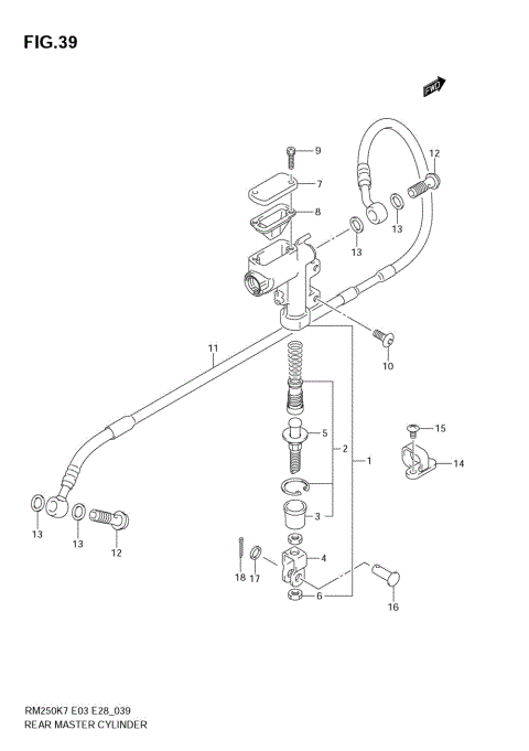 REAR MASTER CYLINDER