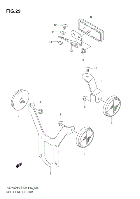 REFLEX REFLECTOR (E28)