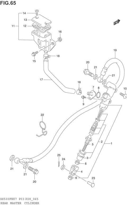REAR MASTER CYLINDER