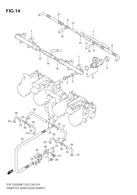 THROTTLE BODY HOSE/JOINT