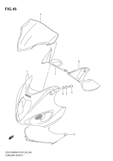 COWLING BODY (MODEL K4)