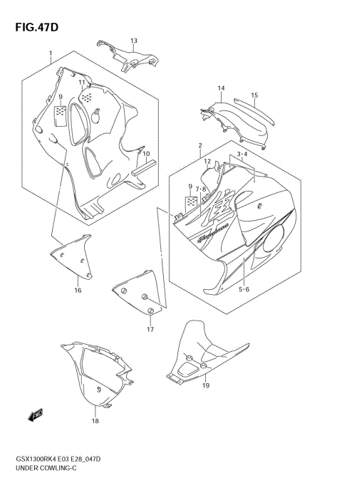 UNDER COWLING (GSX1300RK6)