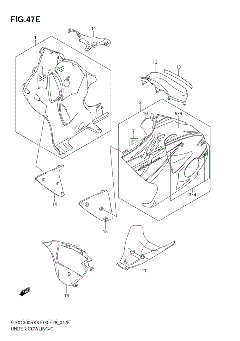 UNDER COWLING (GSX1300RZK6)