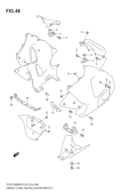 UNDER COWL INSTALLATION PARTS