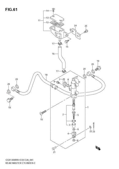 REAR MASTER CYLINDER