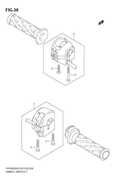 HANDLE SWITCH (SV1000S)