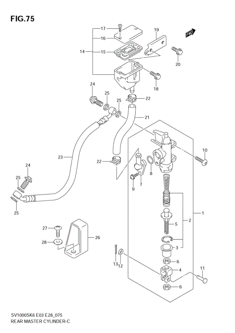 REAR MASTER CYLINDER