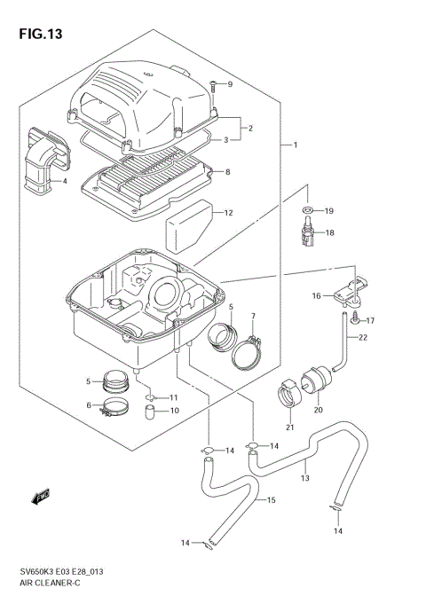 AIR CLEANER (MODEL K3/K4/K5/K6)