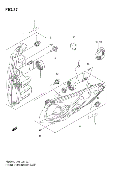 FRONT COMBINATION LAMP