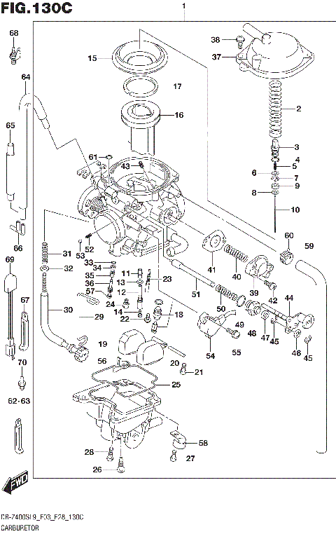 CARBURETOR (DR-Z400SL9 E33)
