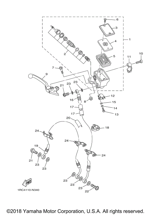 FRONT MASTER CYLINDER