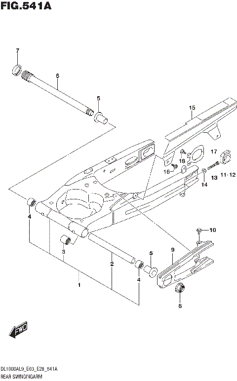 REAR SWINGINGARM
