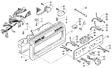 CONTROL PANEL ASSEMBLY (S/N SV233-100001 & Up) [74937]