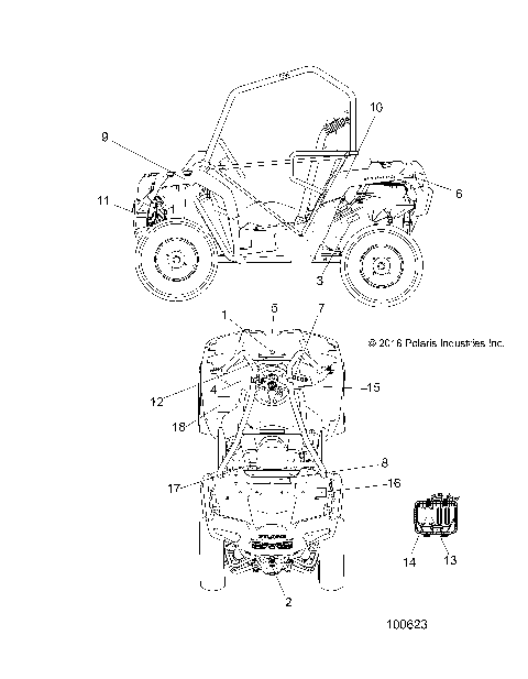 BODY, DECALS - A19DBA50A5 (100623)