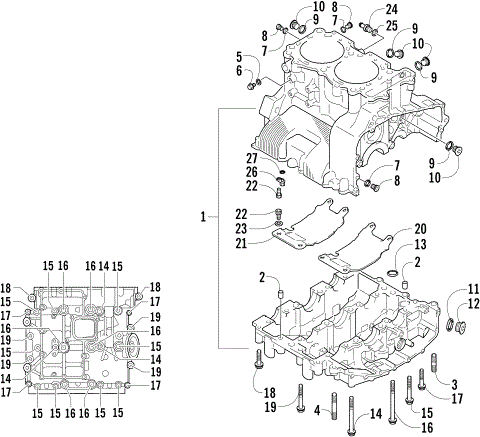 CRANKCASE ASSEMBLY