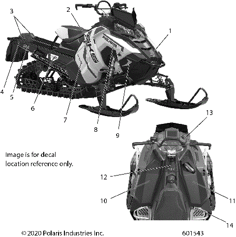 BODY, DECAL, BLACK SIDE PANEL W/BLK,TITNM ACCENT - S21EFS8RS/8RE (601543)