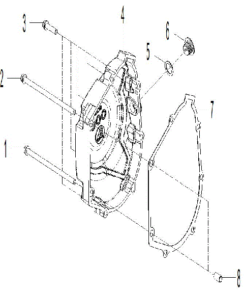 02- Engine - Crankcase Cover RH