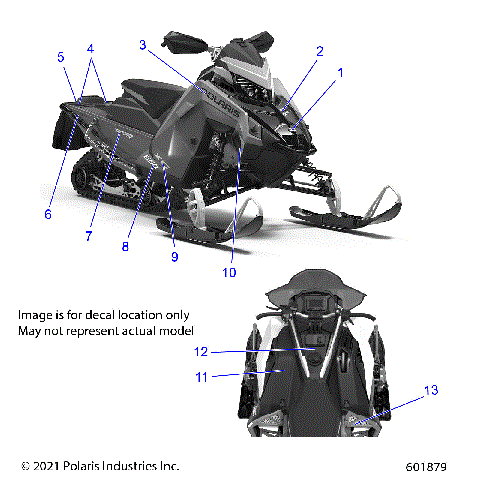 BODY, DECAL, BLACK SIDE PANEL W/MATTE TITANIUM ACCENT - S22TKP6RS (601879)