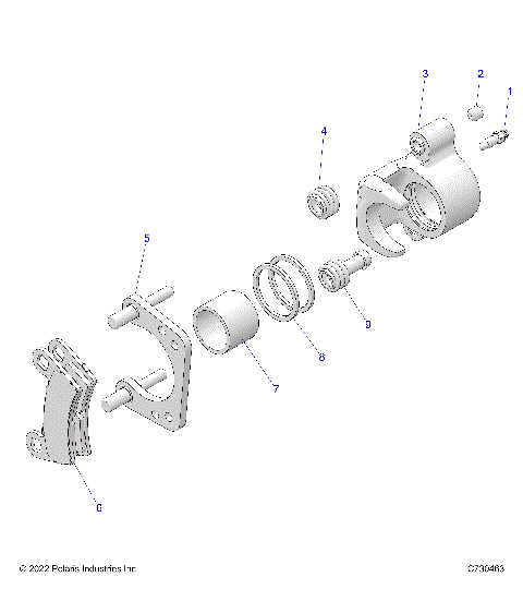 BRAKES, CALIPER, REAR - R25M4U57Z5/B5/Z6/B6 (9920406b10)