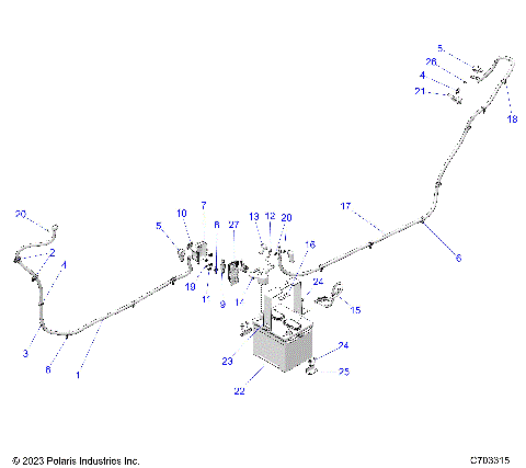 ELECTRICAL, BATTERY/CABLES - G24GZK99A/99B (C703315)