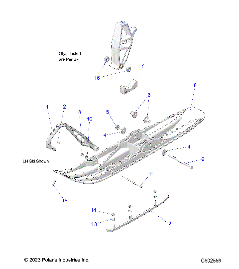 STEERING, SKI ASM. - S24TLT9FEL (C602556)