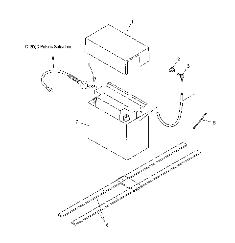 BATTERY BOX - W045305CA/IA/CB/IB/IE/CC/IC/CD/ID/IF (4990579057B06)