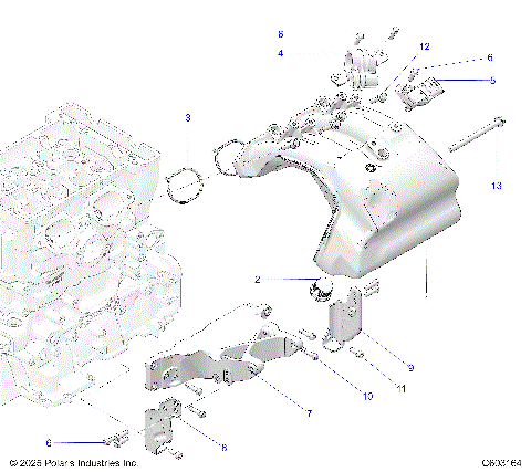 ENGINE, INTAKE MANIFOLD - S26TLF9FSL (C603164)