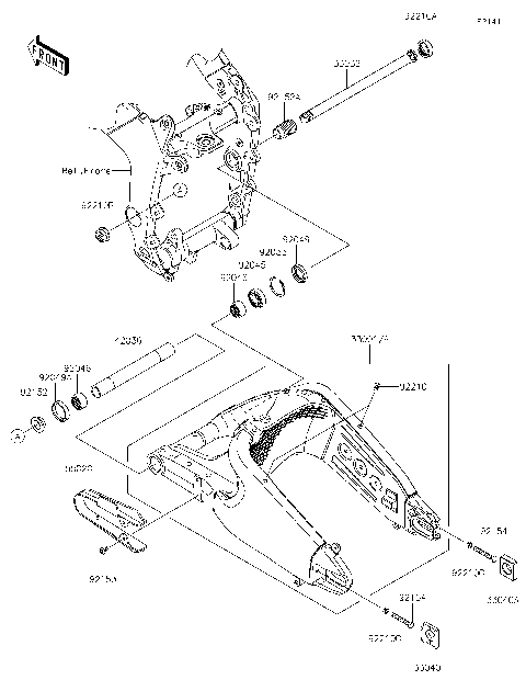 2025 Kawasaki Motorcycles Parts-Finder Diagrams | Team