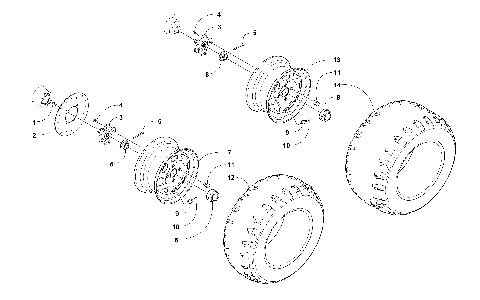 WHEEL AND TIRE ASSEMBLY [93982]