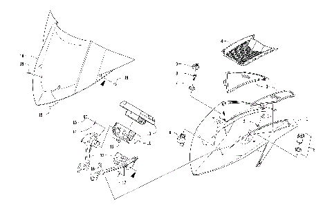 WINDSHIELD AND INSTRUMENTS ASSEMBLIES [104128]