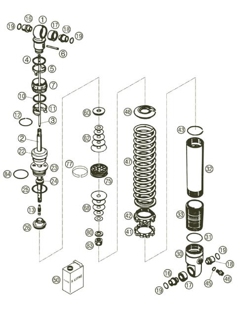 MONOSHOCK DISASSEMBLED