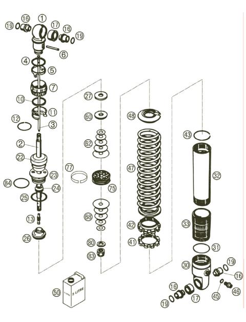 MONOSHOCK DISASSEMBLED