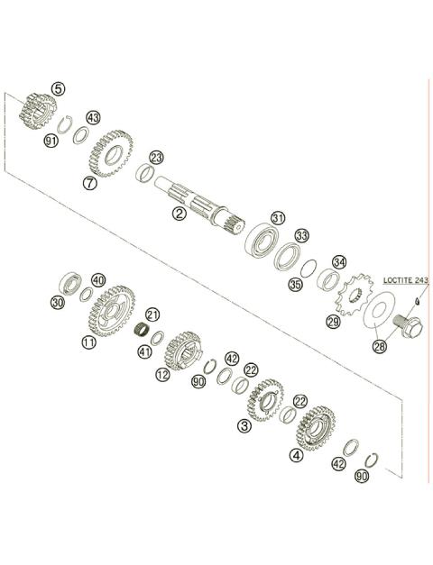 TRANSMISSION II COUNTERSHAFT