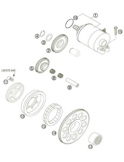 STARTER    PART NUMBER
