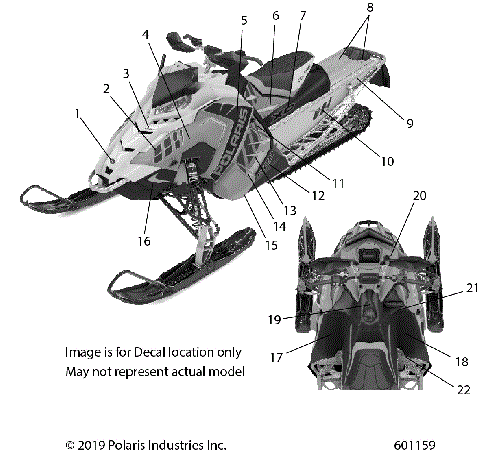 BODY, DECAL, BLACK SIDE PANEL W/BLU ACCENT - S20EDP8PS (C601159)