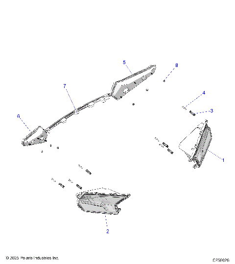 ELECTRICAL, HEADLIGHTS AND TAILLIGHTS - Z26NES99A4/B4 (C750926)